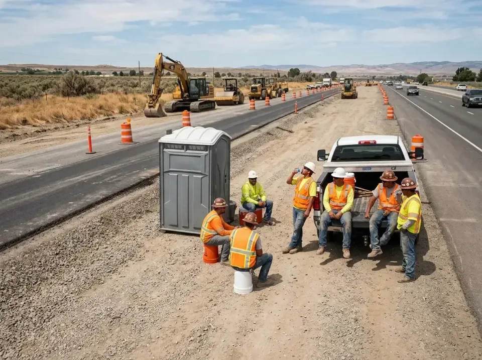 highway-road-construction-crew-007 — frequently asked questions, Porta Potty and Restroom Rentals in Midland, MI